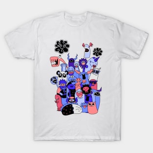 funny cool monsters T-Shirt